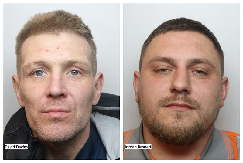 Jordan Basnett and David Davies sentenced after they brutally stabbed a man at the Woodside pub, Chesterfield. Jordan Basnett and David Davies sentenced after they brutally stabbed a man at the Woodside pub, Chesterfield.