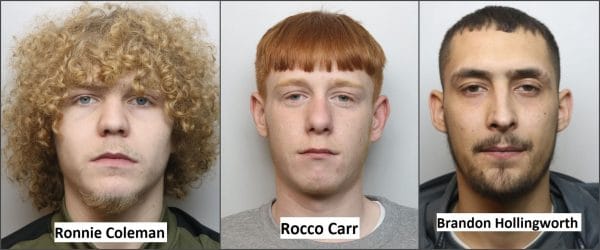 Ronnie Coleman, Rocco Carr, and Brandon Hollingworth were jailed for a combined total of over 13 years for their Derbyshire Dales burglary spree.