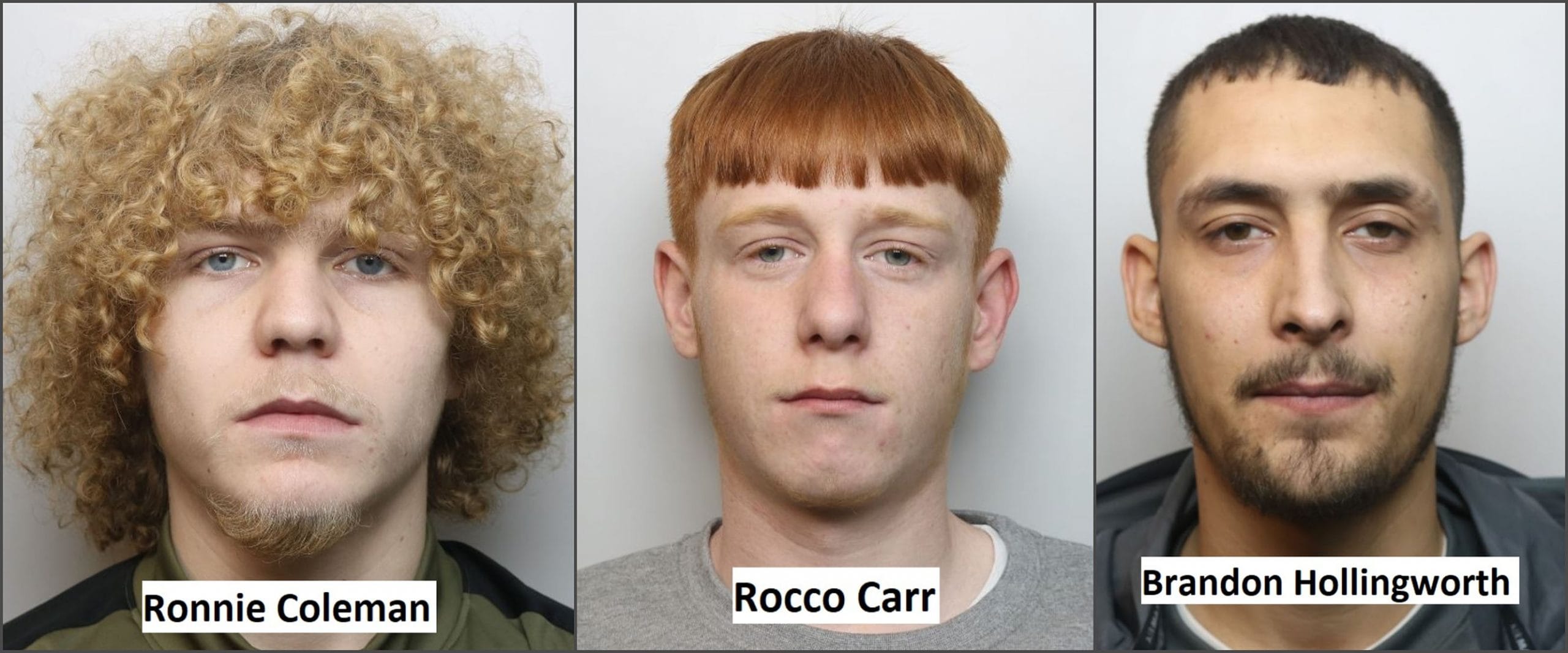 dales-burglaries-1 Ronnie Coleman, Rocco Carr, and Brandon Hollingworth were jailed for a combined total of over 13 years for their Derbyshire Dales burglary spree.